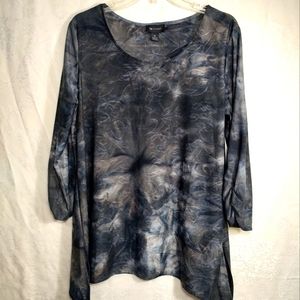 AB Studio dark and light gray tunic women's XL   #431